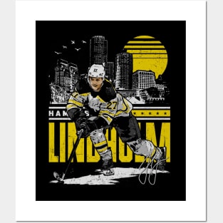 Hampus Lindholm Boston Skyline City Posters and Art